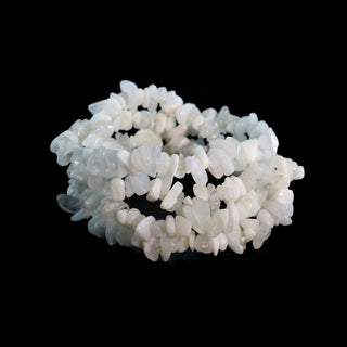 Moonstone White Chip Strands - 5mm to 8mm from The Rock Space