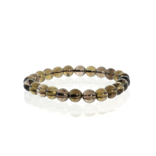 Smoky Quartz Round Bracelet - 8mm from The Rock Space