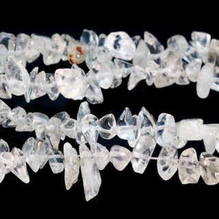 Clear Quartz Chip Strands - 5mm to 8mm from The Rock Space