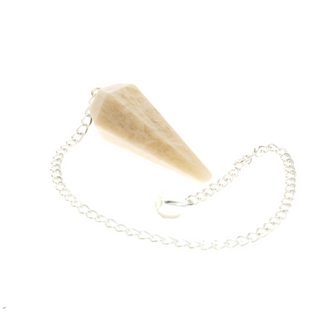 Cream Moonstone Pendulum 6 Facet & Bead - 3 Pack from The Rock Space