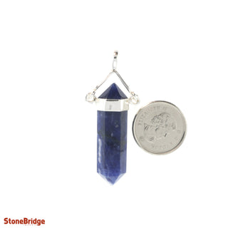 Sodalite Double Terminated Swivel - 925 Silver Pendant from The Rock Space