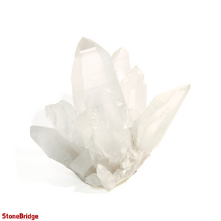Lemurian Quartz Cluster U#1 - Super Clear - 35lb - 13" from Stonebridge Imports