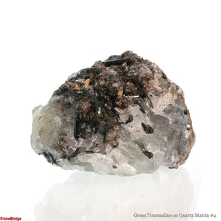 Green Tourmaline on Quartz Matrix #4 from The Rock Space