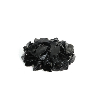 Obsidian Black Chips - 1kg from The Rock Space