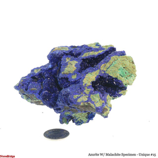 Azurite W/ Malachite Specimen U#15 from The Rock Space