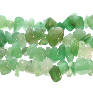 Green Aventurine Chip Strands - 5mm to 8mm from The Rock Space