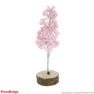 Quartz (Rose Coloured) - 1000pc Gemstone Tree from The Rock Space