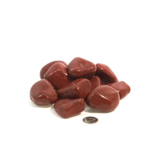 Red Jasper Tumbled Stones - Brazil from The Rock Space