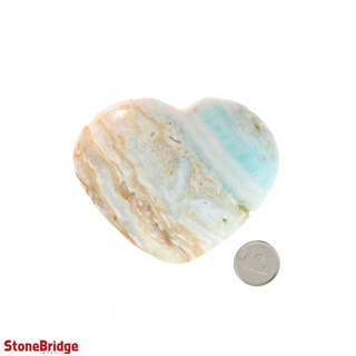Blue Calcite Hearts #4 from The Rock Space