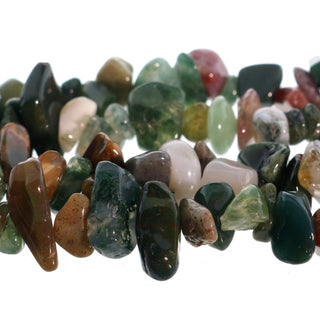 Agate India Chip Strands - 5mm to 8mm from The Rock Space