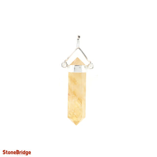 Citrine Double Terminated Swivel - 925 Silver Pendant from The Rock Space
