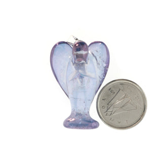 Lavender Aura Angel - 925 Silver Pendant from The Rock Space