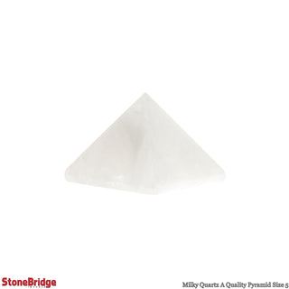 Milky Quartz A Pyramid MD4 from The Rock Space