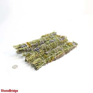 Lavender/ Rue Cleansing Stick - Local & Organic - 3 Pack from The Rock Space