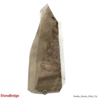 Smoky Quartz Cut Base, Polished Point Tower U#3 - 11" from The Rock Space