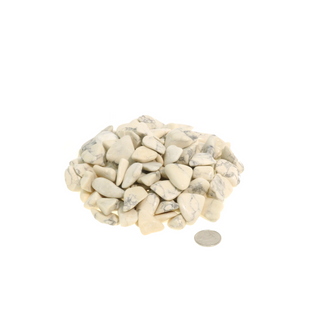 Howlite Magnesite Tumbled Stones from The Rock Space