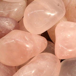 Rose Quartz E Tumbled Stones - Brazil from The Rock Space