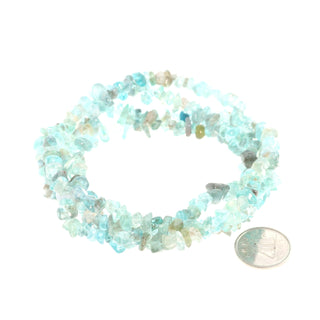 Apatite Light Chip Strands - 3mm to 5mm from The Rock Space