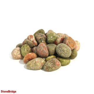 Unakite Tumbled Stones - India from The Rock Space