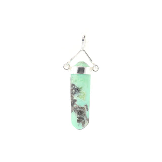 Chrysoprase Double Terminated Swivel - 925 Silver Pendant from The Rock Space
