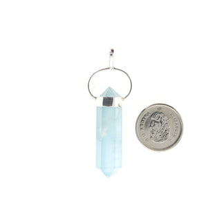 Onyx Blue Double Terminated - 925 Silver Pendant from The Rock Space