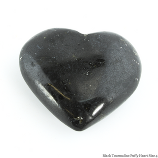 Black Tourmaline Heart #4 - 1 3/4" to 2 3/4" from The Rock Space