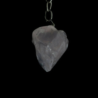 Keychain - Rose Quartz Tumbled from The Rock Space
