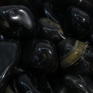 Black Onyx Tumbled Stones - Brazil from The Rock Space