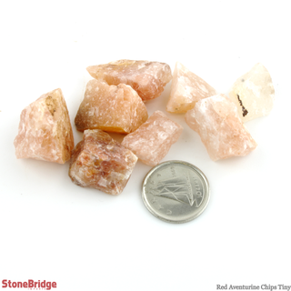Red Aventurine Chips - Tiny from The Rock Space