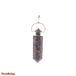 Lepidolite Double Terminated - 925 Silver Pendant from The Rock Space