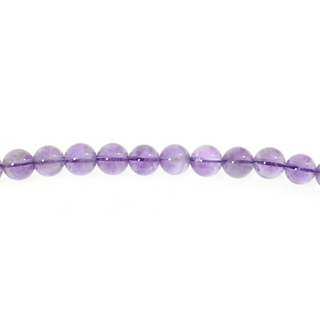 Amethyst Light Purple Round Strand 7" 8mm from The Rock Space