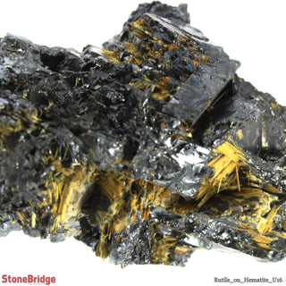 Rutile On Hematite U#16 from The Rock Space