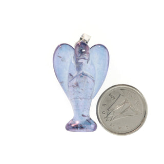 Lavender Aura Angel - 925 Silver Pendant from The Rock Space