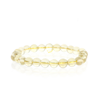 Lemon Quartz Round Bracelet - 8mm from The Rock Space