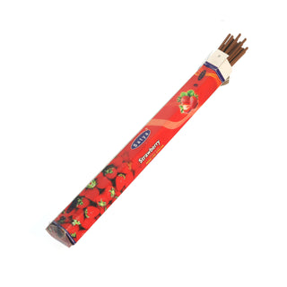 Strawberry Satya Incense Sticks - 20 Sticks from The Rock Space