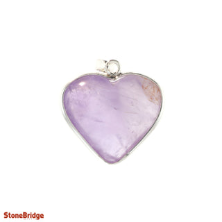 Amethyst Heart - 925 Silver Pendant from The Rock Space