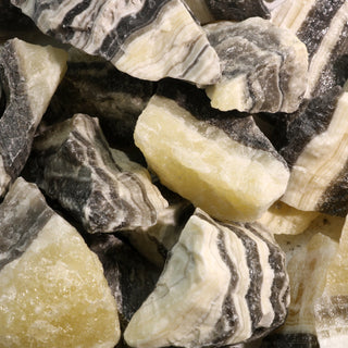 Zebra Onyx Chips from The Rock Space