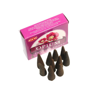 Opium Hem Incense Cones - 10 Pack from The Rock Space