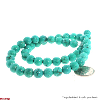 Turquoise Round Strand - 6mm Beads from The Rock Space