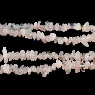Rose Quartz Chip Strands - 3mm to 5mm from The Rock Space
