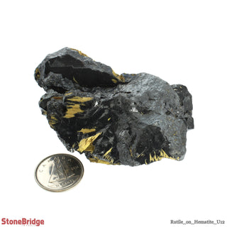 Rutile On Hematite U#12 from The Rock Space