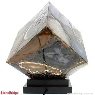 Agate Cube Lamp U#1 - 19cm from The Rock Space