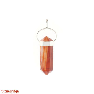 Carnelian Double Terminated - 925 Silver Pendant from The Rock Space