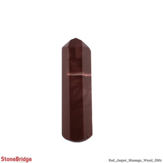 Red Jasper Pointed Massage Wand - Small #1 - 1 1/2'' to 2 1/2" from The Rock Space