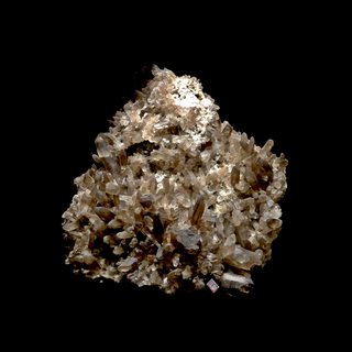 Smoky Quartz Cluster on Iron Stand U#6 - 42" from The Rock Space