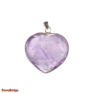 Amethyst Heart - 925 Silver Pendant from The Rock Space