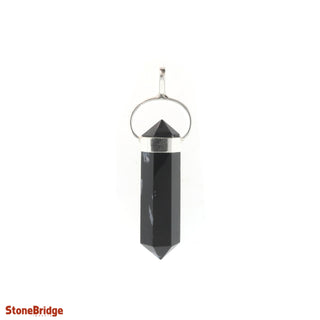 Obsidian Snowflake Double Terminated - 925 Silver Pendant from The Rock Space