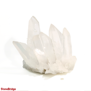 Lemurian Quartz Cluster U#1 - Super Clear - 35lb - 13" from Stonebridge Imports