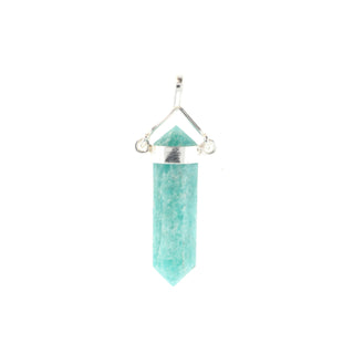 Amazonite Double Terminated Swivel - 925 Silver Pendant from The Rock Space