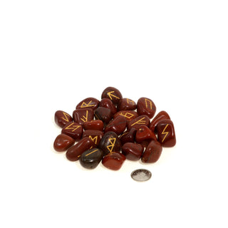 Red Jasper Runes Set from The Rock Space